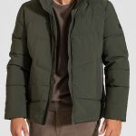 Quilted waterproof technical jacket regular line