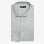 100's Two-ply cotton checked shirt
