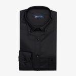 100's Two-ply cotton twill shirt