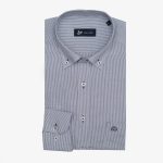 100's Two-ply cotton checked shirt