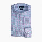 Slim-fit jaquard shirt