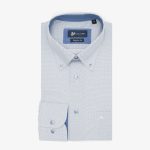 Regular-fit jaquard shirt