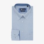 Regular-fit jaquard shirt