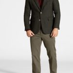 Tweed wool blend blue-green  blazer