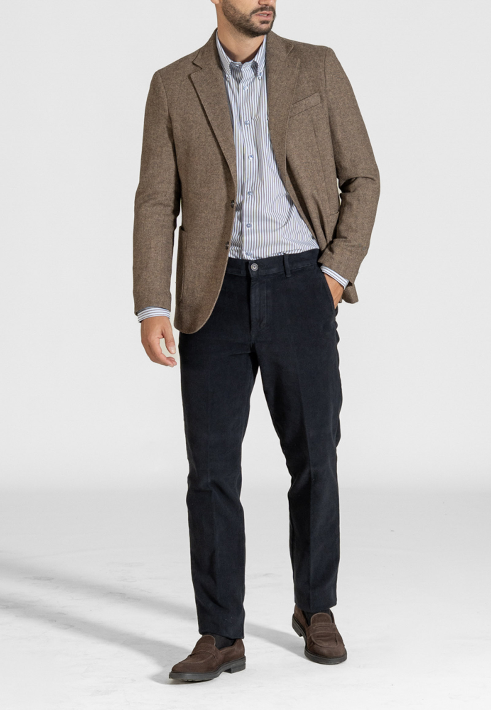 42210098-420242A Herringbone wool blend blazer - Image 1