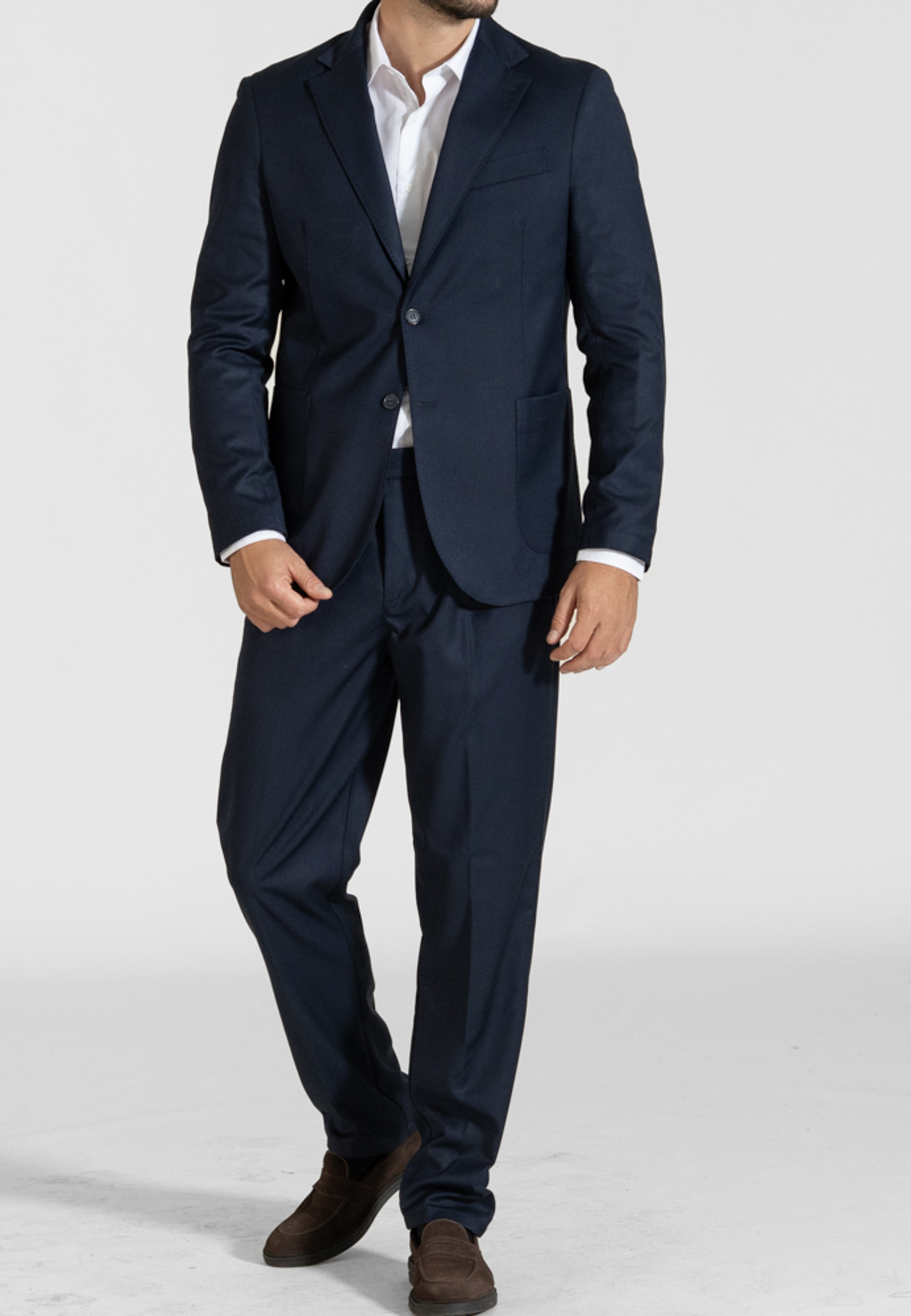 44200098-440224-5 Blue suit with pleated trousers - Image 1