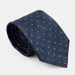 Silk polka-dot tie