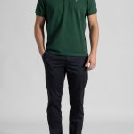 Light satin stretch chinos trousers