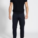 Modern cuffed chinos trousers regular line