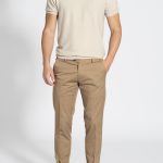 Modern cuffed chinos trousers regular line