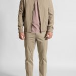 Light water-repellent bomber jacket